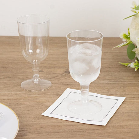 12 pcs 5 oz Plastic Champagne Flutes Disposable Glasses