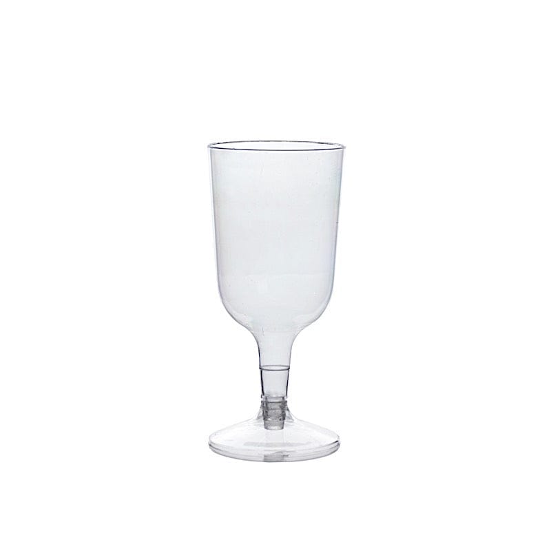 12 pcs 5 oz Plastic Champagne Flutes Disposable Glasses PLST_CU0065_CLR_PK24