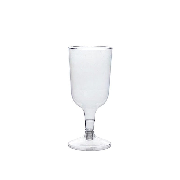 12 pcs 5 oz Plastic Champagne Flutes Disposable Glasses PLST_CU0065_CLR_PK24