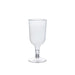 12 pcs 5 oz Plastic Champagne Flutes Disposable Glasses PLST_CU0065_CLR_PK24