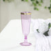 12 pcs 5 oz Rim Plastic Champagne Disposable Glasses