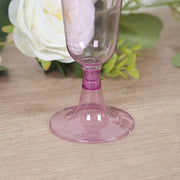 12 pcs 5 oz Rim Plastic Champagne Disposable Glasses