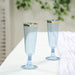 12 pcs 5 oz Rim Plastic Champagne Disposable Glasses