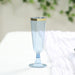 12 pcs 5 oz Rim Plastic Champagne Disposable Glasses