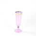 12 pcs 5 oz Rim Plastic Champagne Disposable Glasses PLST_CU0071_PPGD