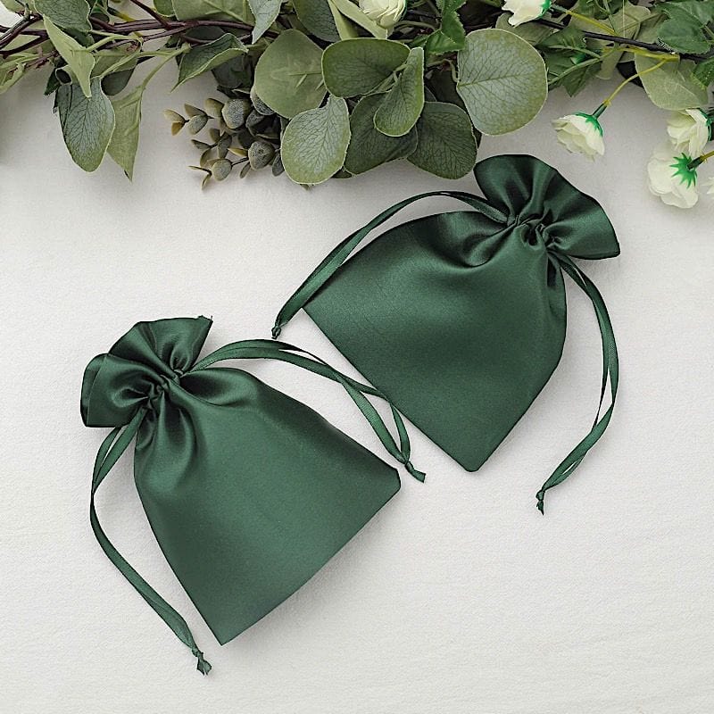 12 pcs 5x7" Satin Bags with Pull String