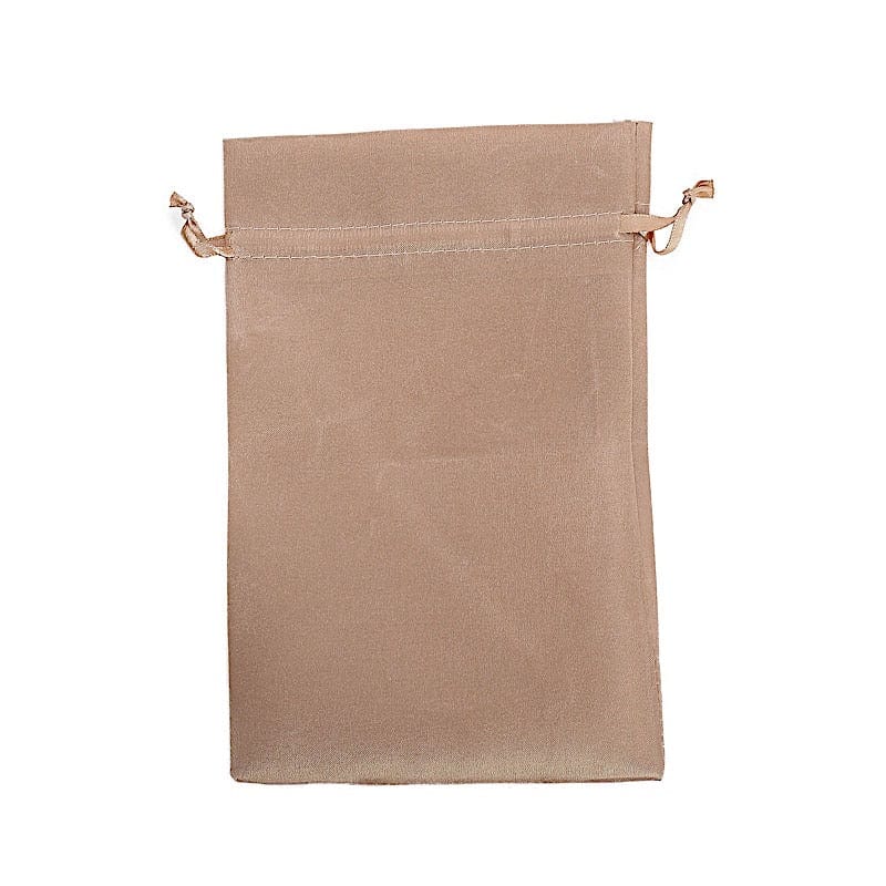 12 pcs 6x9" Satin Bags with Pull String