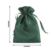 12 pcs 6x9" Satin Bags with Pull String