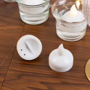 12 pcs LED Tealight Floating Candles Lights - White
