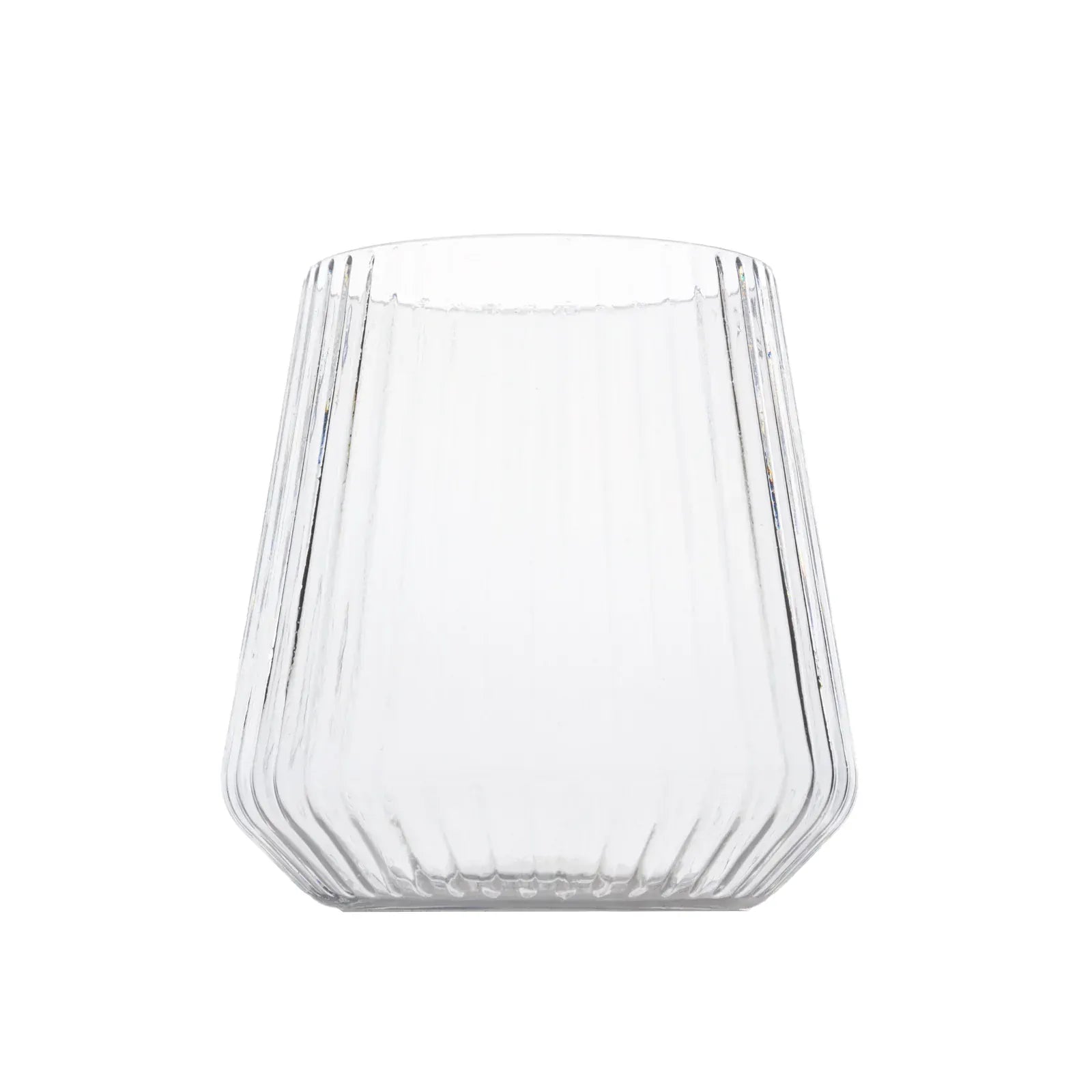 12 Plastic 12 oz Stemless Wine Glasses - Clear DSP_CUWN013_12_CLR