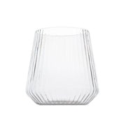 12 Plastic 12 oz Stemless Wine Glasses - Clear DSP_CUWN013_12_CLR