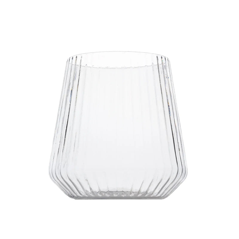 12 Plastic 12 oz Stemless Wine Glasses - Clear DSP_CUWN013_12_CLR