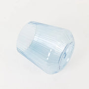 12 Plastic 12 oz Stemless Wine Glasses with Ribbed Design