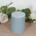 12 Round Dripless Unscented Pillar Candles