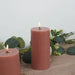 12 Round Dripless Unscented Pillar Candles