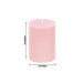 12 Round Dripless Unscented Pillar Candles