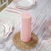 12 Round Dripless Unscented Pillar Candles