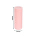 12 Round Dripless Unscented Pillar Candles