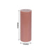 12 Round Dripless Unscented Pillar Candles