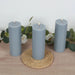 12 Round Dripless Unscented Pillar Candles