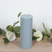 12 Round Dripless Unscented Pillar Candles