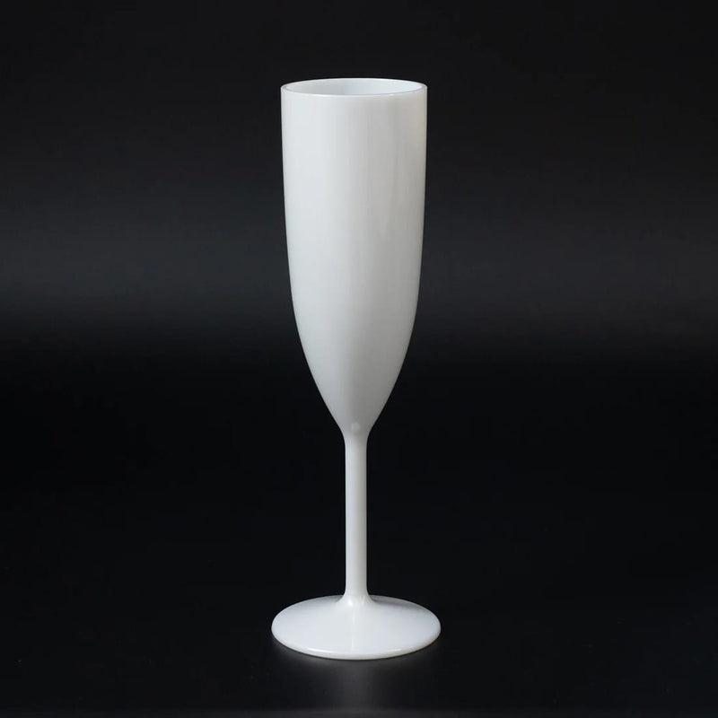 12 Shatterproof 6 oz Plastic Champagne Flutes