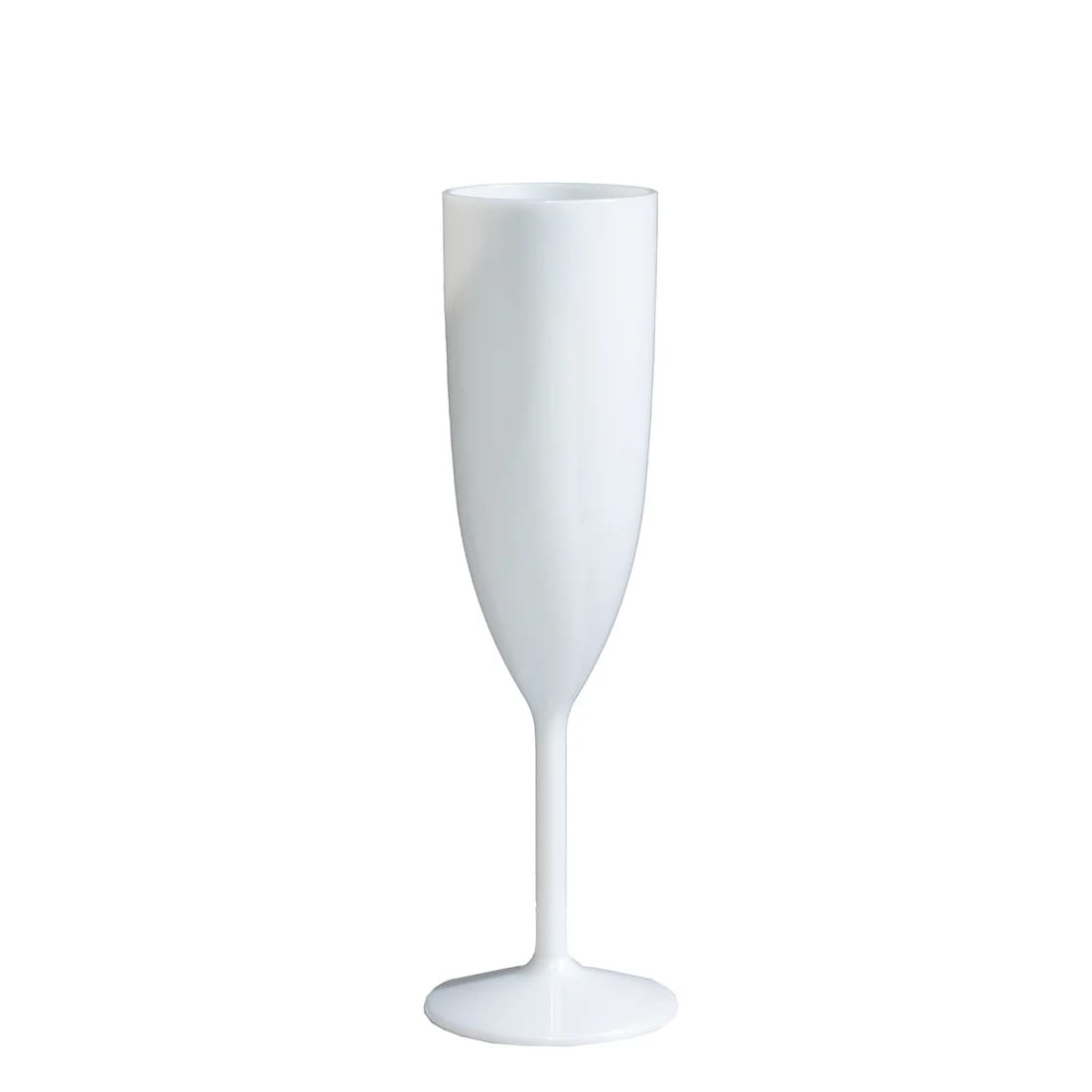 12 Shatterproof 6 oz Plastic Champagne Flutes DSP_CUCP012_6_PRWHT