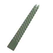 12 Spiral 11" Long Unscented Premium Wax Taper Candles CAND_TP08_DSG