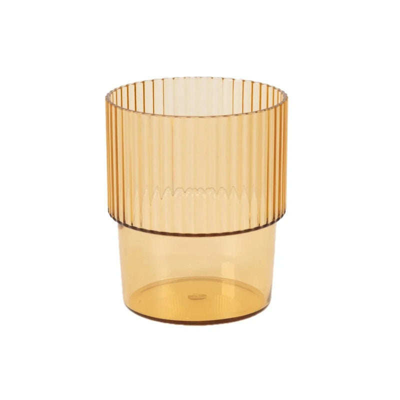 12 Stackable Ribbed Reusable Plastic Cups DSP_CUCT008_7_AMB