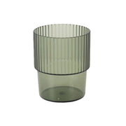 12 Stackable Ribbed Reusable Plastic Cups DSP_CUCT008_7_HUNT