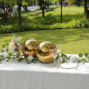 12" Stainless Steel Gazing Globe Reflective Mirror Ball