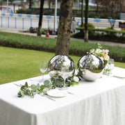 12" Stainless Steel Gazing Globe Reflective Mirror Ball