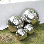 12" Stainless Steel Gazing Globe Reflective Mirror Ball