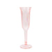 12 Stylish Glitter Plastic Champagne Flute Glasses - 6 oz - Disposable Tableware PLST_CC22_046
