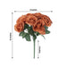 12" tall Velvet Roses Artificial Flowers Bouquet