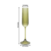 12 Vintage 4 oz Plastic Champagne Flutes Ribbed Disposable Glasses