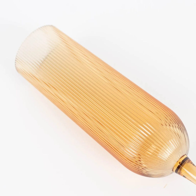 12 Vintage 4 oz Plastic Champagne Flutes Ribbed Disposable Glasses