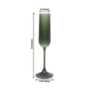 12 Vintage 4 oz Plastic Champagne Flutes Ribbed Disposable Glasses