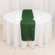 12" x 108" Fringe Shag Polyester Table Runner