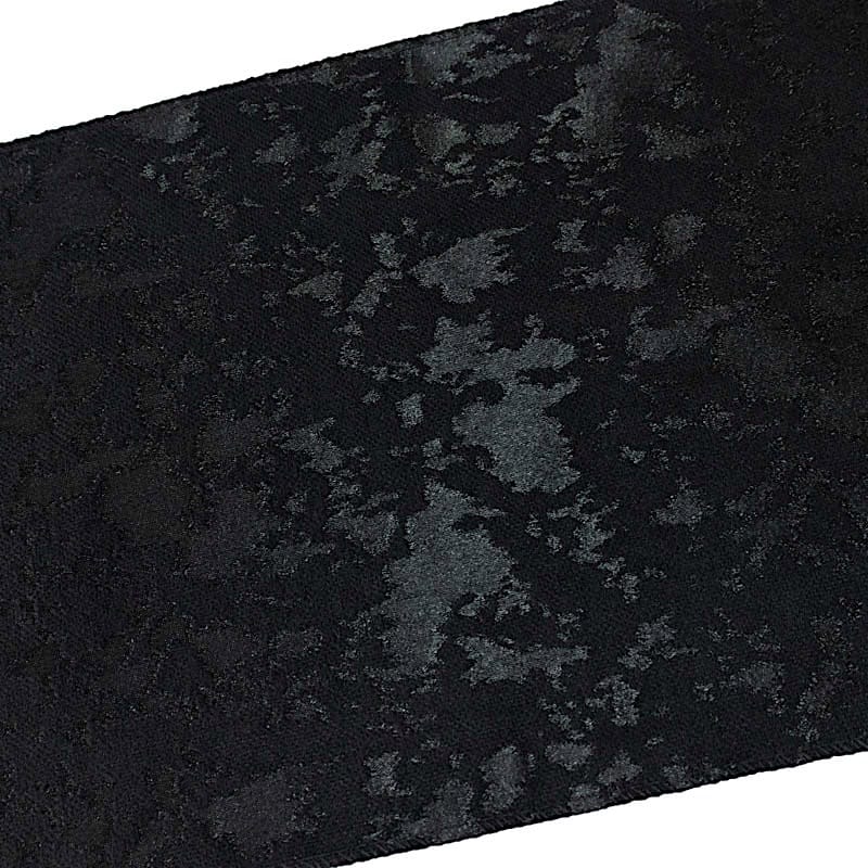 12" x 108" Jacquard Table Runner Abstract Watercolor Pattern