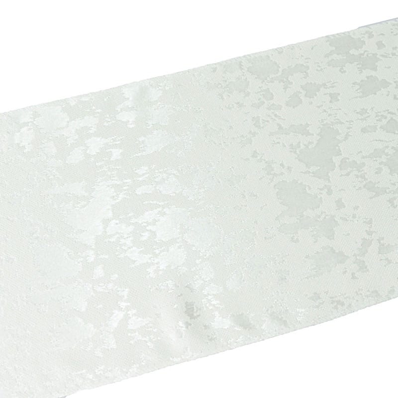 12" x 108" Jacquard Table Runner Abstract Watercolor Pattern