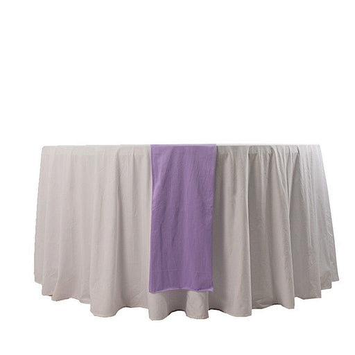 12" x 108" Premium Scuba Polyester Table Runner RUN_SCUBA_LAV