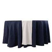 12" x 108" Premium Scuba Polyester Table Runner RUN_SCUBA_WHT