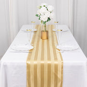 12" x 108" Satin Stripe Table Runner