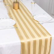 12" x 108" Satin Stripe Table Runner