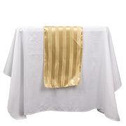12" x 108" Satin Stripe Table Runner