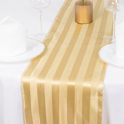 12" x 108" Satin Stripe Table Runner