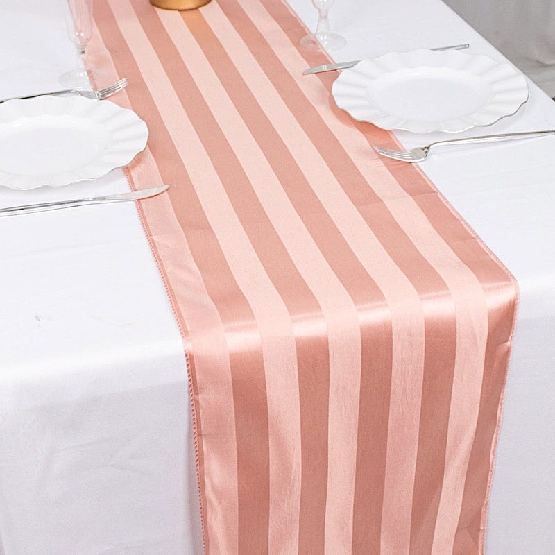12" x 108" Satin Stripe Table Runner