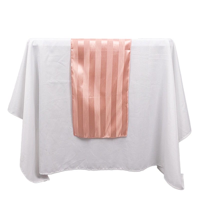 12" x 108" Satin Stripe Table Runner