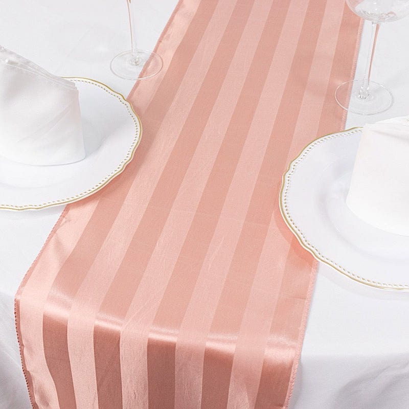 12" x 108" Satin Stripe Table Runner